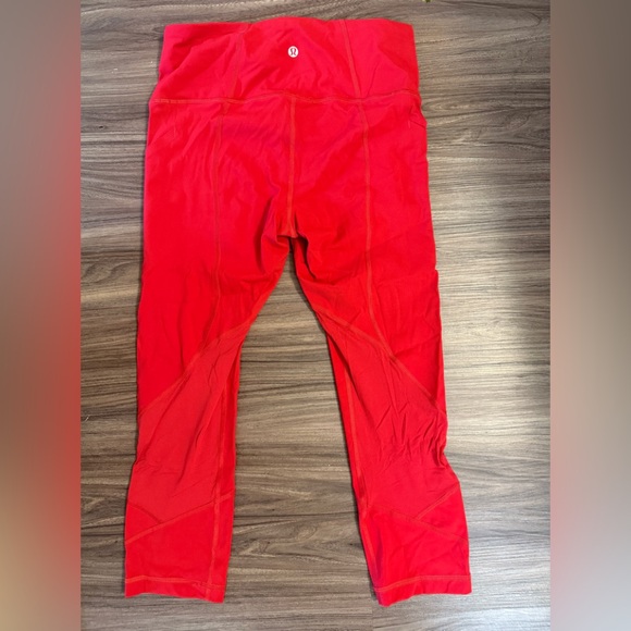 Lululemon Red Activewear Leggings - Picture 3 of 6